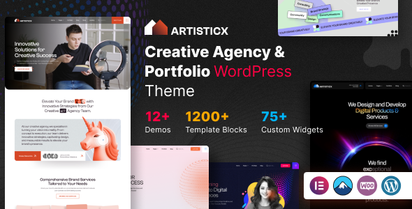 Artisticx - Creative Agency WordPress Theme Logo